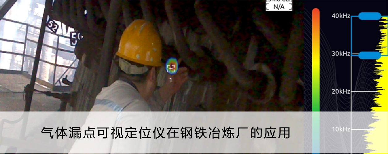 氣體漏點可視定位儀在(zài)鋼鐵冶煉行業的(de)應用效果